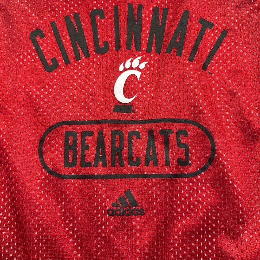 Adidas Jersey Mens S Red Cincinnati‎ Bearcats Mesh Practice Tank Basketball UC